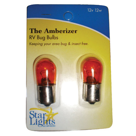 AP PRODUCTS AP Products 016-AB10 Star Lights Amberizer Anti-Bug Bulb - Pack of 2 016-AB10